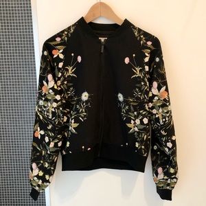 Rachel Roy | Floral Bomber Jacket | EUC